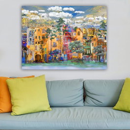 Wallity Lienzo Decorativo Multicolor 70 x 100 cm